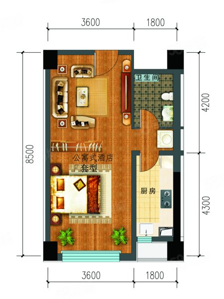 兰石豪布斯卡写字楼·loft·公寓户型图