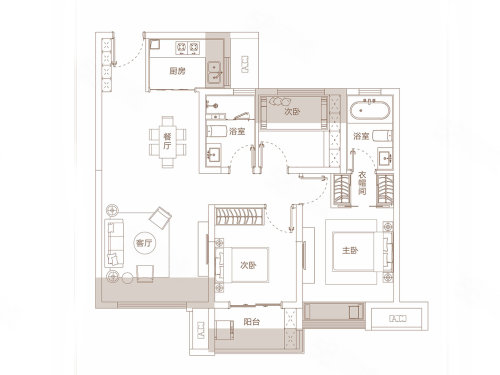 中骏珑景阁户型图