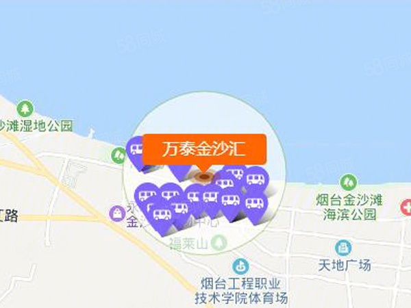 万泰金沙汇,烟台万泰金沙汇房价,户型图,周边配套和
