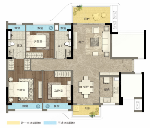 湛江华发新城户型图