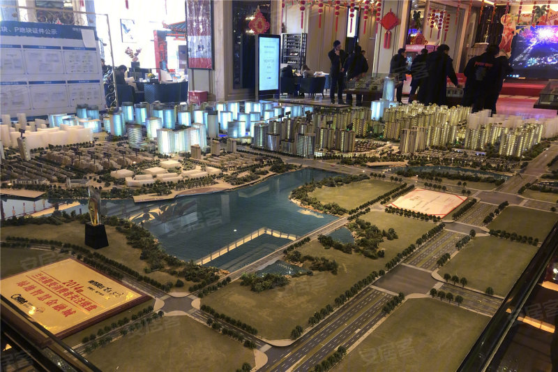 绿地智慧金融城沙盘图