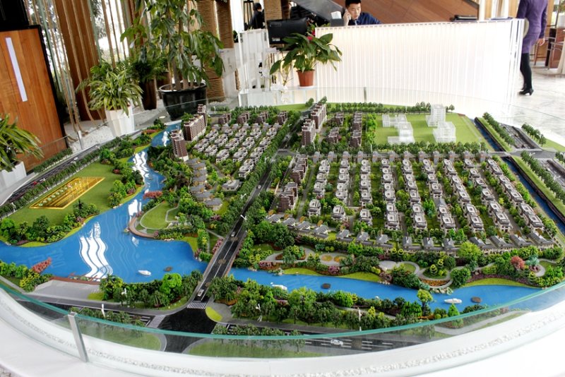 南通盛和九里香堤-沙盘图(108) - 南通安居客