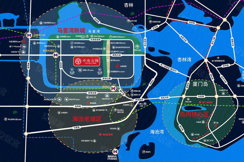 厦门楼盘 海沧楼盘 马銮湾新城楼盘 保利世茂联发中.