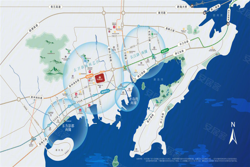 青岛灵山湾当代阅-交通图(11) - 青岛安居客