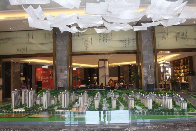 华盛江山御府沙盘图