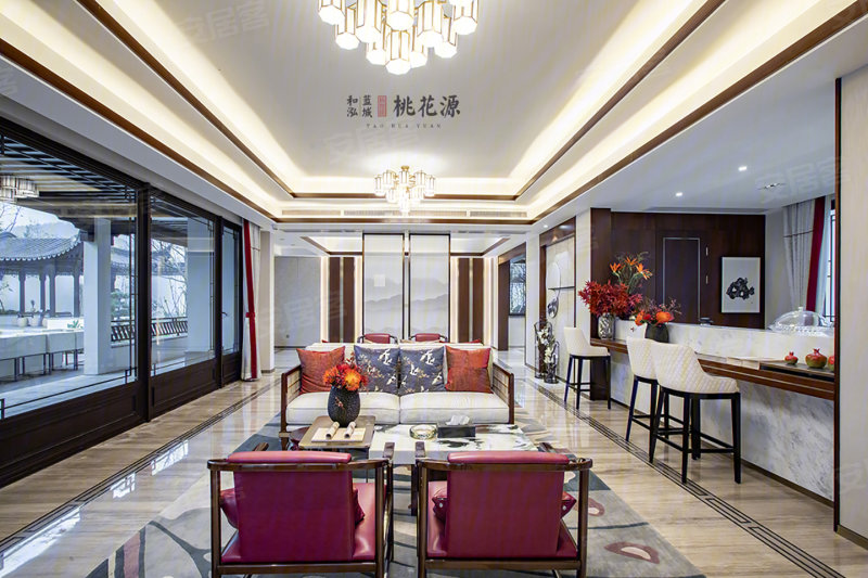 和泓蓝城·桃花源样板间图