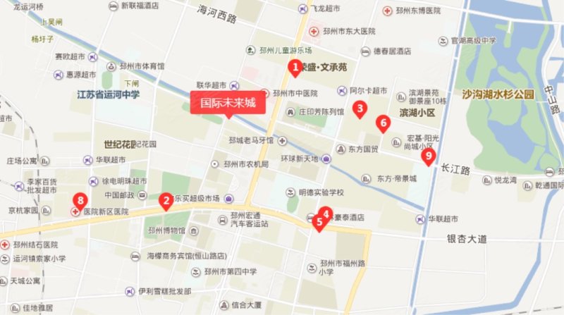徐州国际未来城-交通图(68 徐州安居客