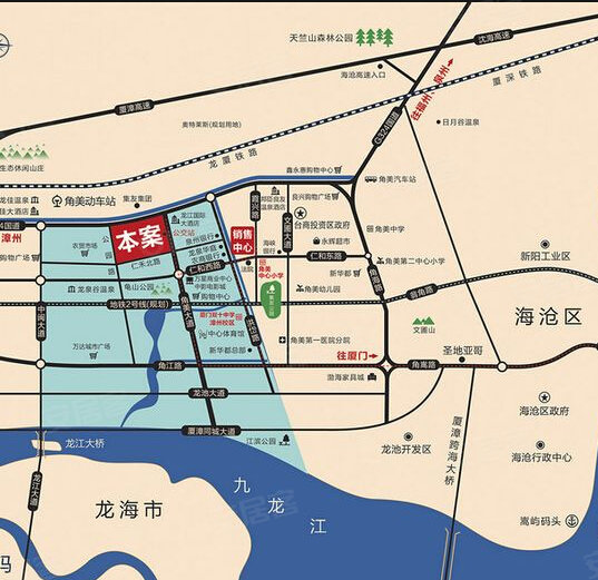 漳州角美领秀御园-交通图(5) - 漳州安居客