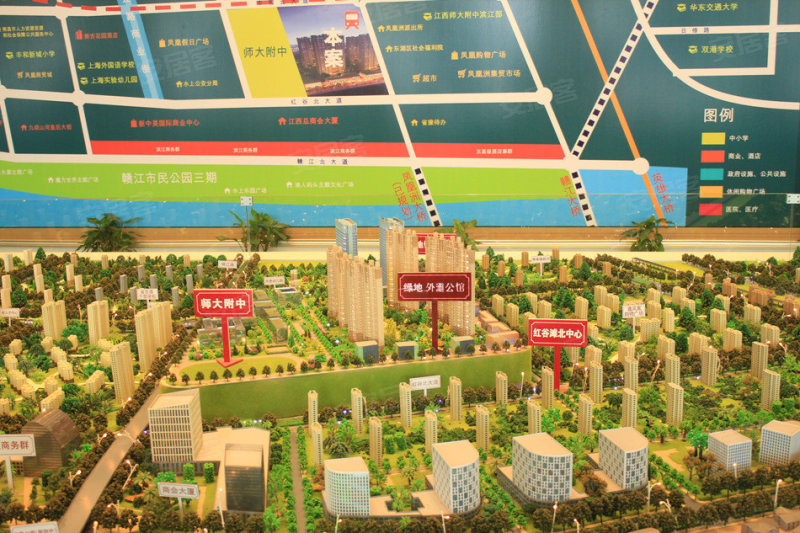 南昌绿地外滩公馆-沙盘图(27) - 南昌安居客