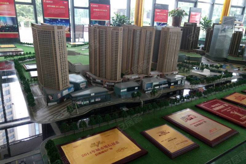 合肥信地城市广场藏龙阁-沙盘图(40) - 合肥安居客