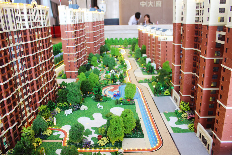 南昌中大府沙盘图