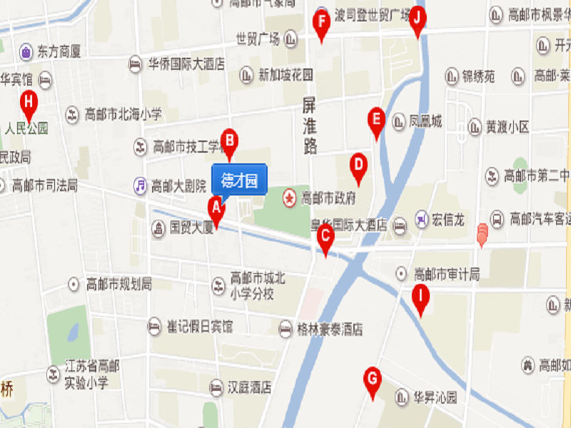 高邮德才园-交通图(54 高邮安居客