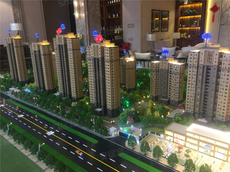 阜阳星尚骊湾-沙盘图(39) - 阜阳安居客