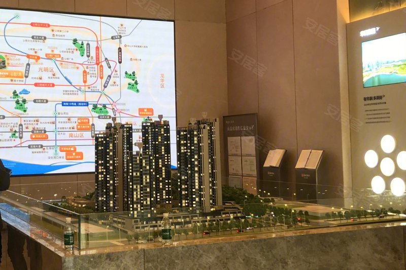 深圳华润置地公园九里花园住宅-沙盘图(36) - 深圳安居客