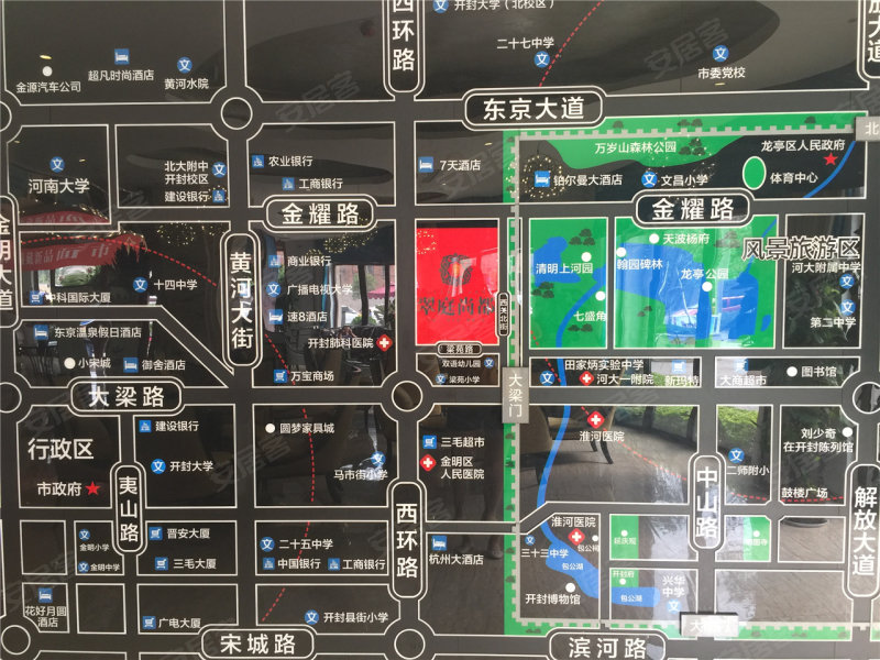 开封翠庭尚都-交通图(55) - 开封安居客