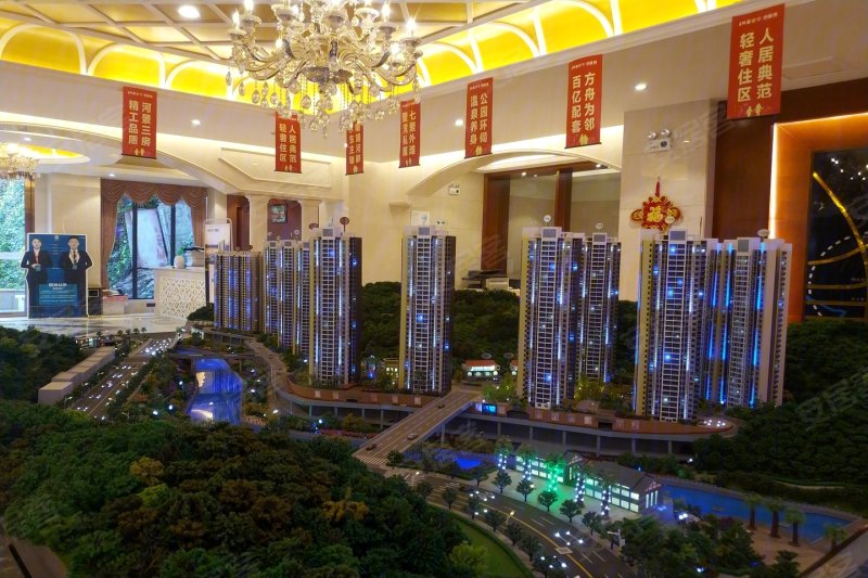 贵阳温泉御景外滩壹号-沙盘图(22) - 贵阳安居客