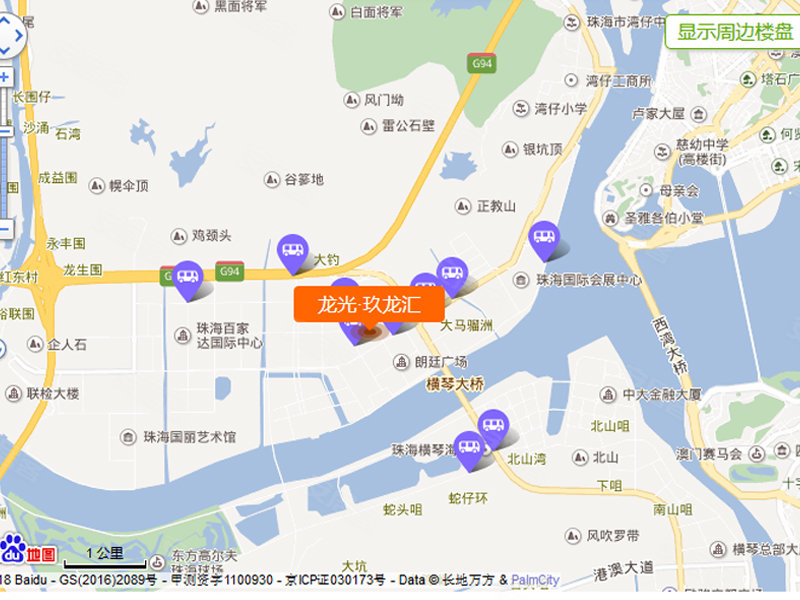 珠海龙光·玖龙汇-交通图(29 珠海安居客