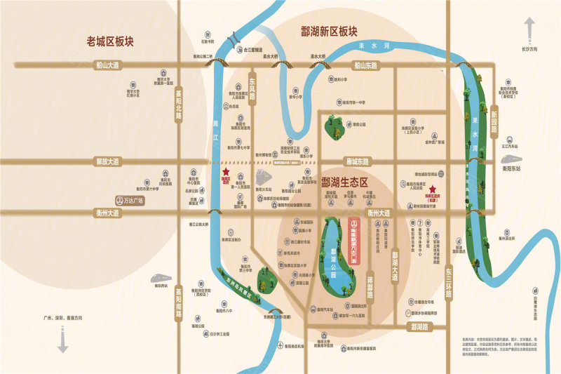 衡阳珠晖酃湖万达广场-交通图(40) - 衡阳安居客