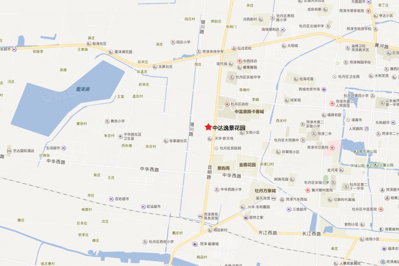 菏泽楼盘 牡丹区楼盘 中达逸景花园