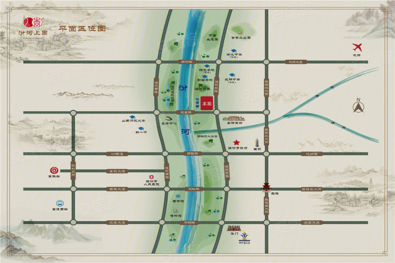 临汾汾河上园-效果图(9) - 临汾安居客