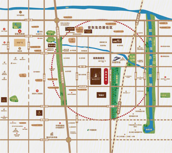 安阳楼盘 东区楼盘 建业多伦天筑