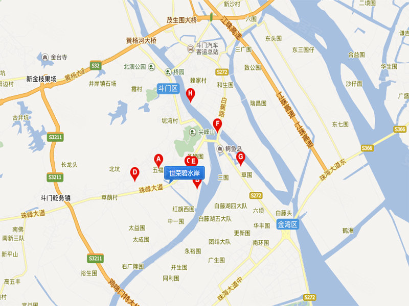 珠海世荣碧水岸-交通图(99 珠海安居客