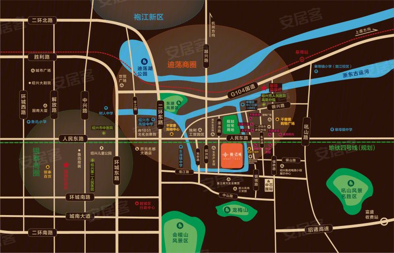 樾芯城,皋埠红星天铂户型图,樾芯城绍兴_大山谷图库