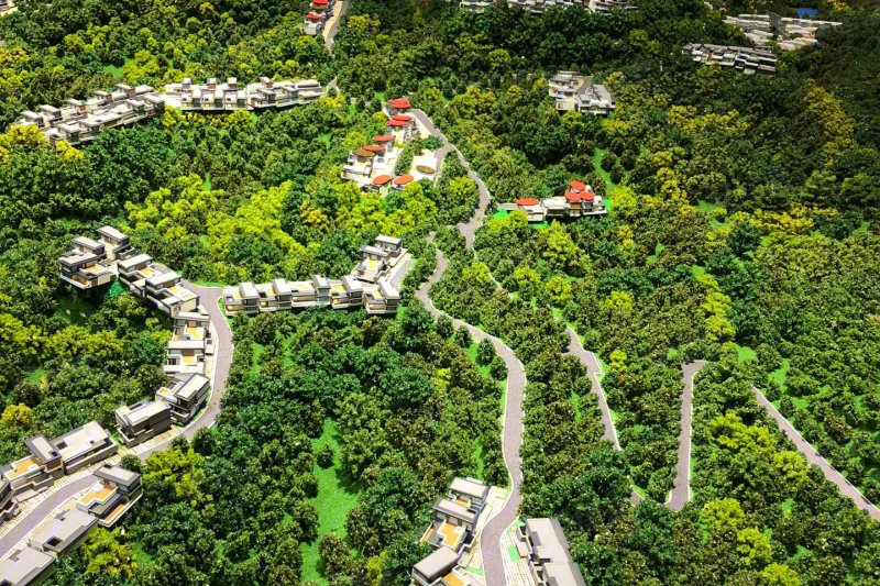 安吉桃花源,安吉绿城桃花源,绿城安吉桃花源别墅_大山谷图库