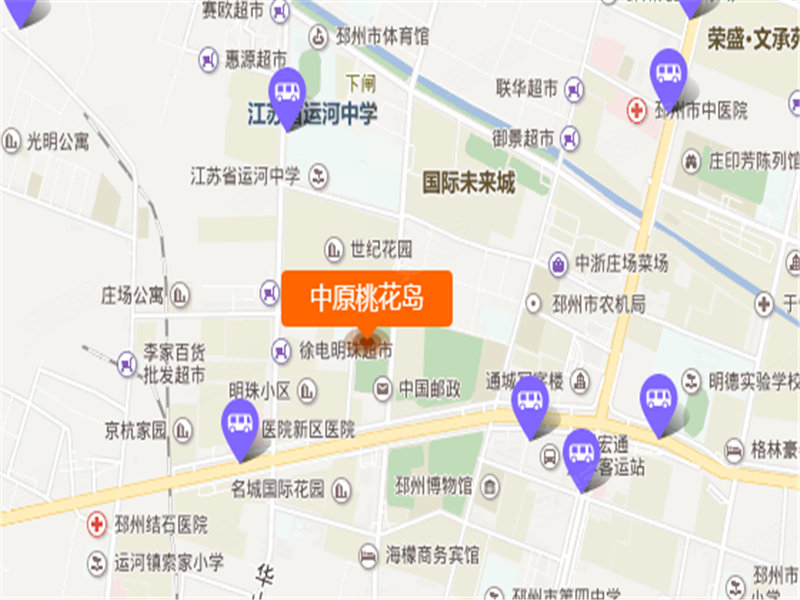 邳州中原桃花岛-交通图(1) - 邳州安居客