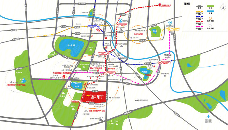 徐州千禧城-交通图(7) - 徐州安居客