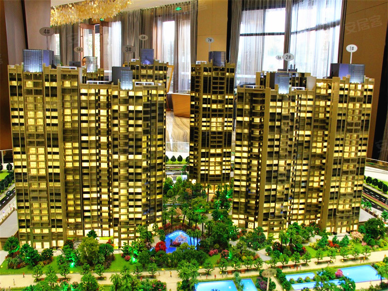 广州振业天颂花园-沙盘图(46 广州安居客