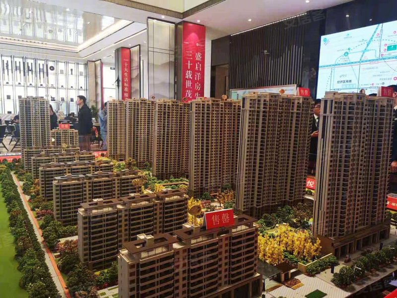 西安世茂璀璨倾城-沙盘图(45 西安安居客