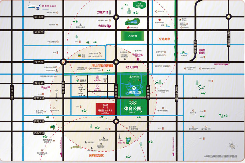 泰州碧桂园铂悦天境-配套图(65) - 泰州安居客