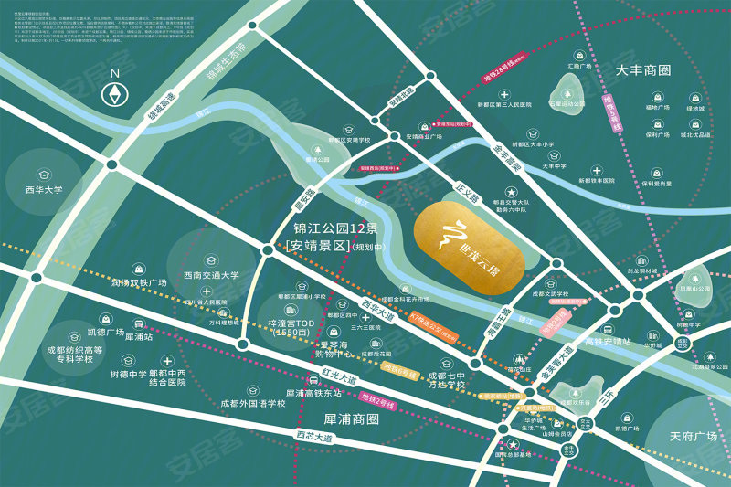 成都楼盘 郫都楼盘 安靖楼盘 世茂云璟