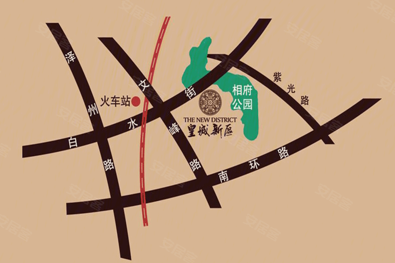 晋城皇城新区-交通图(29) - 晋城安居客