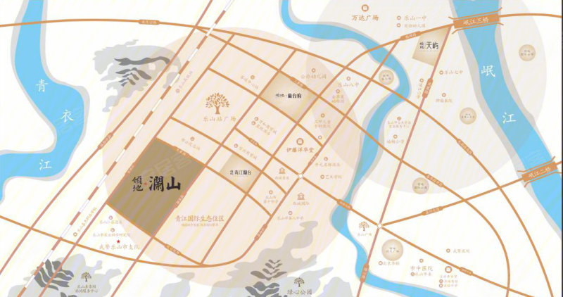 乐山领地澜山-交通图(61) - 乐山安居客
