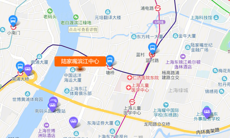 上海陆家嘴滨江中心-交通图(27) - 上海安居客