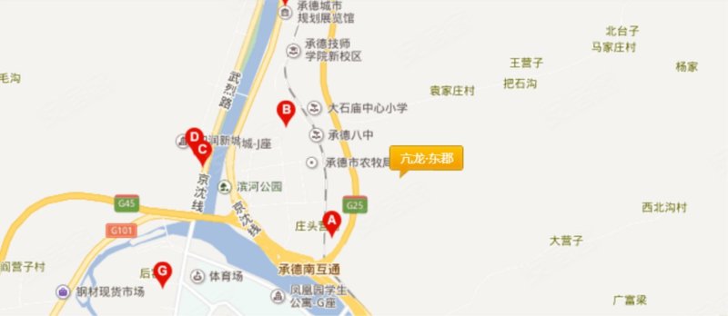 承德亢龙东郡-交通图(41) - 承德安居客