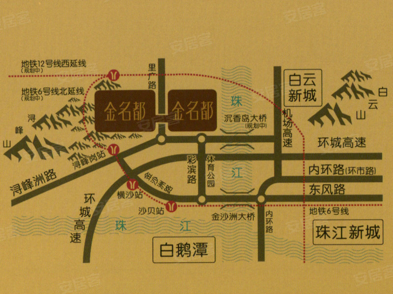 佛山恒大金名都-交通图(26 佛山安居客
