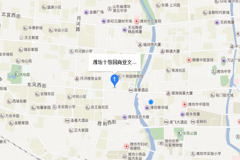 潍坊十笏园商业文化街区