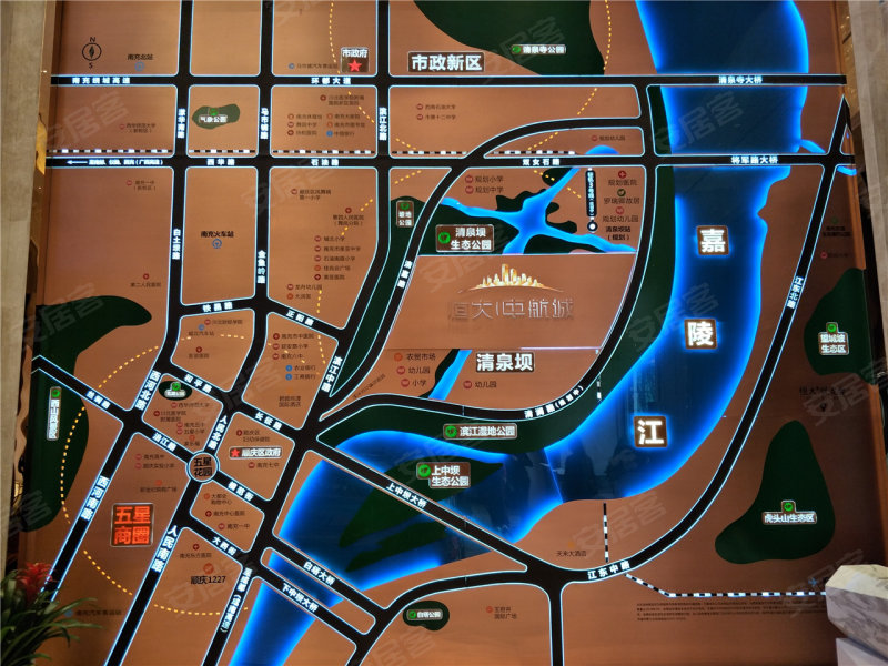 南充恒大中航城-配套图(59) - 南充安居客