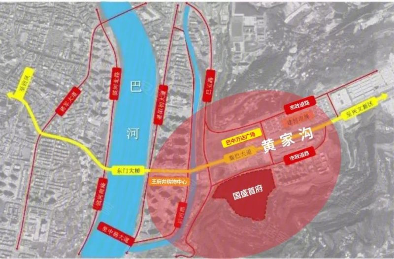 巴中国盛首府-交通图(15) - 巴中安居客