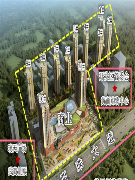黄冈金泰国际广场-沙盘图(53) - 黄冈安居客