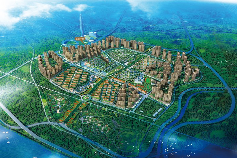 银河国际居住区二期效果图