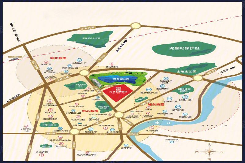 玉林北流云星钱隆御园-交通图(31) - 玉林安居客