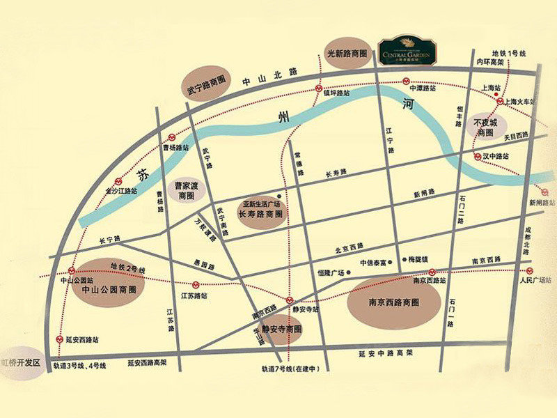上海融创香溢花城三期香溢天地-交通图(87) - 上海