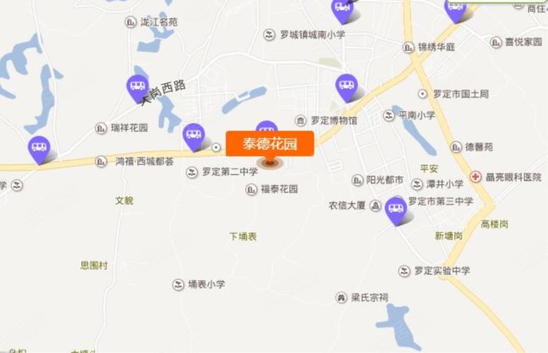 罗定市泰德花园-配套图(52) - 罗定市安居客