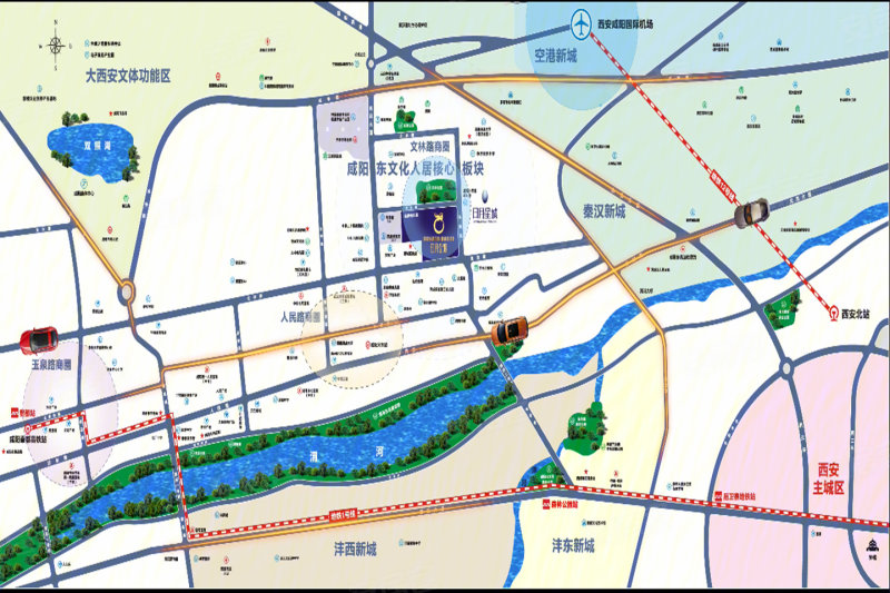 咸阳日月公馆-沙盘图(74) - 咸阳安居客