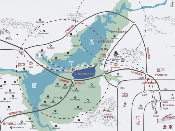 航空小镇·观湖华府楼盘区位规划