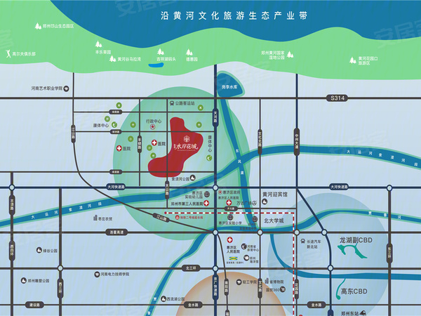 和昌水岸花城,郑州和昌水岸花城房价,楼盘户型,周边